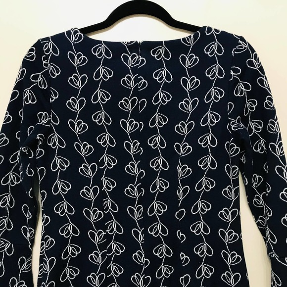 Boden Climbing Vine Dress In Navy Blue Sheath Women's Size 4 - Picture 8 of 9